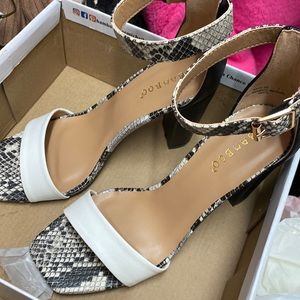 NWT Bamboo Heels Size 7.